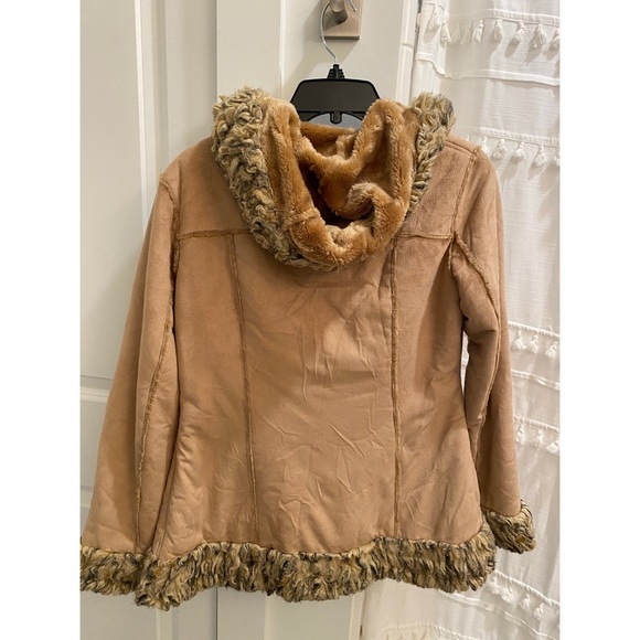 Lolita La Plume Faux Suede/Leather 70s Jacket - Picture 2 of 3